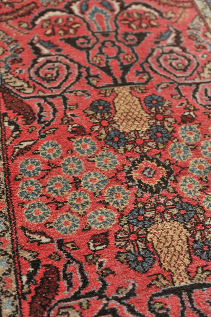 SOLD | Lovely Berry Vintage Vase and Floral Spray Runner | 2.7 x 9.4