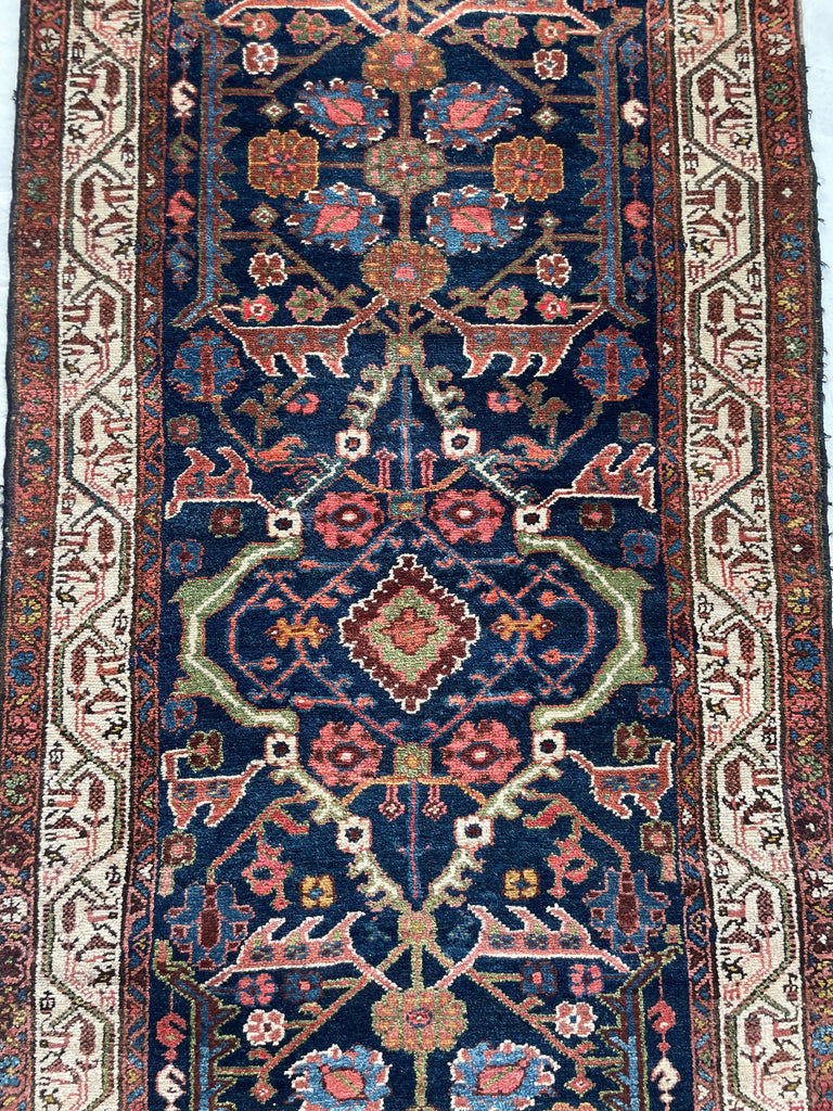SOLD | MESMERIZING & ENERGIZING Mystical Antique Runner | The Best Colors & SIZE | 2.8 x 15.6