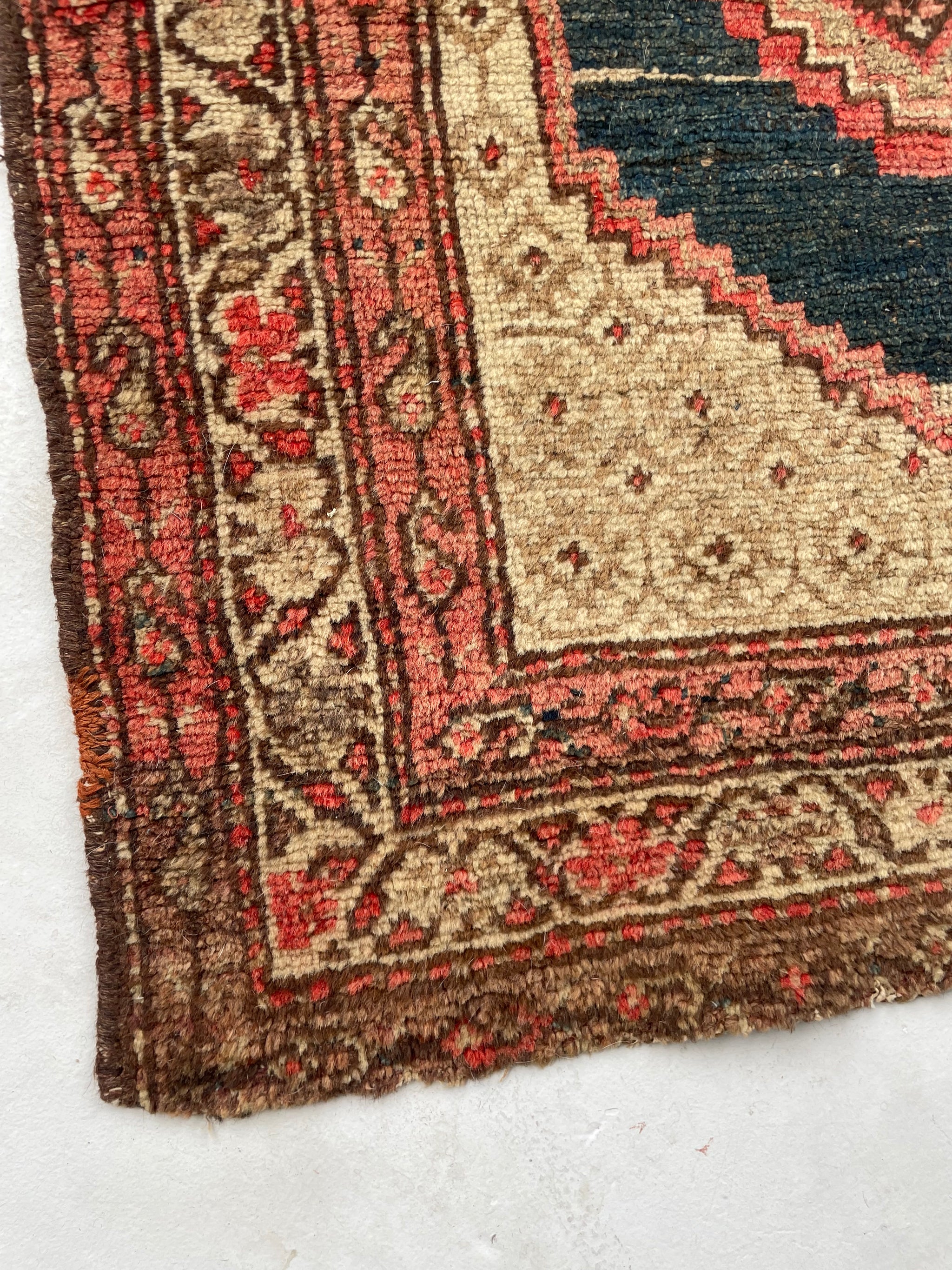 Sold Mystical Antique Tribal Rug Taupes Camel Sand With Abrash O The Loom House