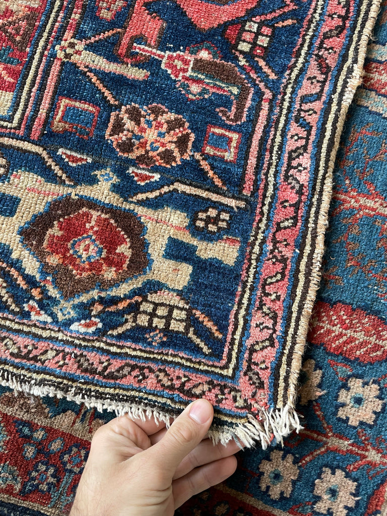 4.4 x 6.3 | Joyous Mother-Daughter Boteh Village Antique Rug