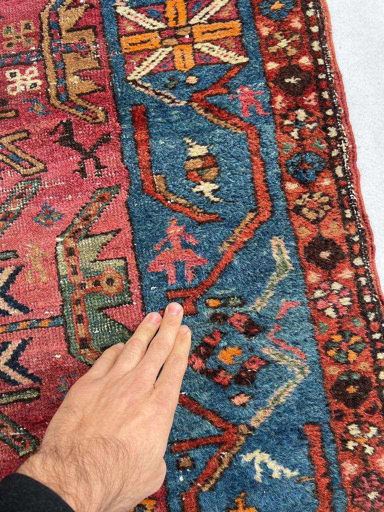 SOLD | TRULY STUNNING EXOTIC Antique Northwest Persian Runner | Epitome of Village Weaving at its BEST | 2.9 x 11