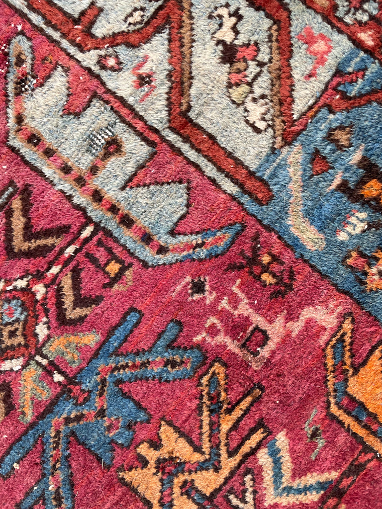 SOLD | TRULY STUNNING EXOTIC Antique Northwest Persian Runner | Epitome of Village Weaving at its BEST | 2.9 x 11