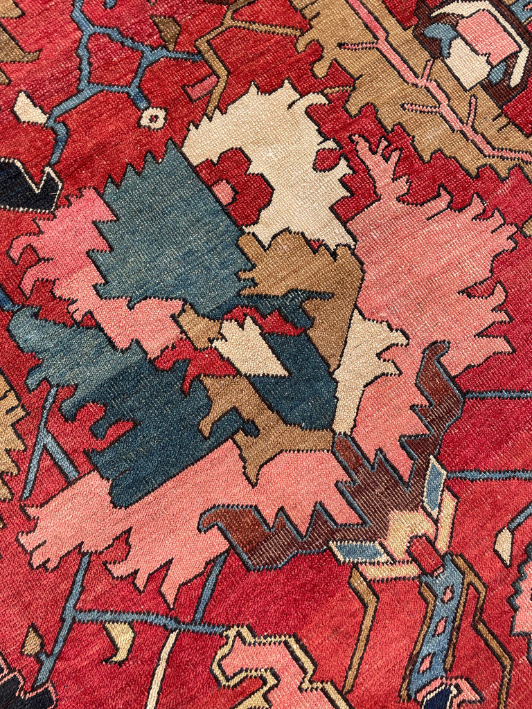 SOLD | LEGENDARY ONE OF ONE - TURN OF THE CENTURY PALATIAL MASTERPIECE | PALACE SIZE BLOOMING JUNGLE DESIGN | 14 x 22