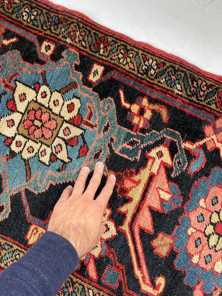 SOLD | LEGENDARY ONE OF ONE - TURN OF THE CENTURY PALATIAL MASTERPIECE | PALACE SIZE BLOOMING JUNGLE DESIGN | 14 x 22