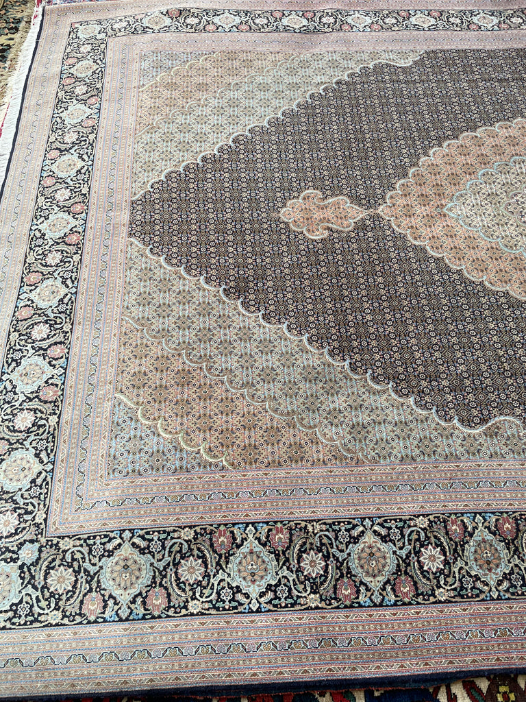 SOLD | MASTERPIECE Over 500K Knots!! True Persian GEM | Fine Lamb Wool w/ Silk Highlights from the Caspian Sea | 8.5 x 12