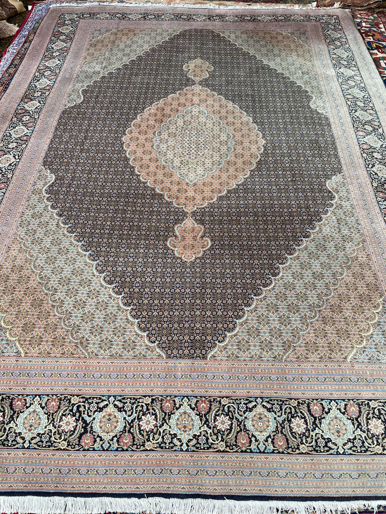 SOLD | MASTERPIECE Over 500K Knots!! True Persian GEM | Fine Lamb Wool w/ Silk Highlights from the Caspian Sea | 8.5 x 12