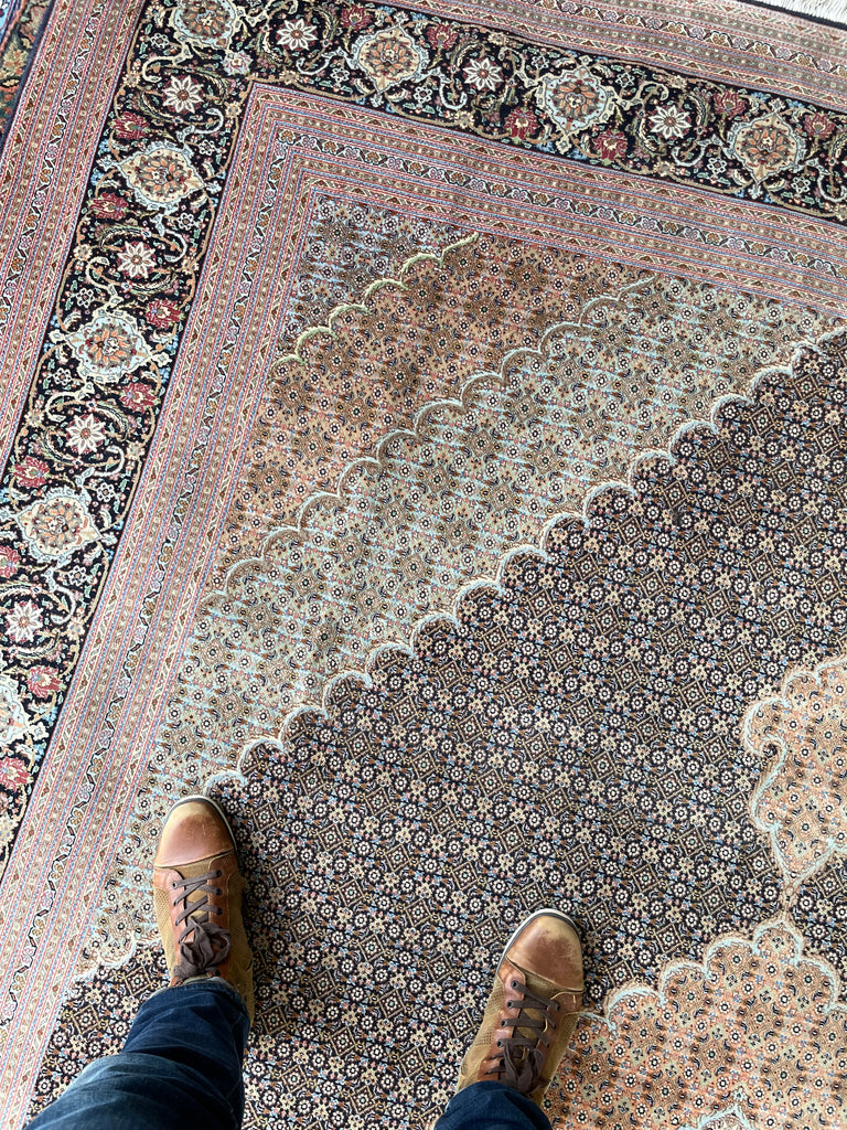 SOLD | MASTERPIECE Over 500K Knots!! True Persian GEM | Fine Lamb Wool w/ Silk Highlights from the Caspian Sea | 8.5 x 12