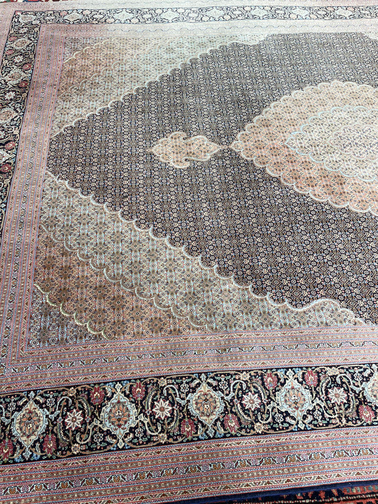 SOLD | MASTERPIECE Over 500K Knots!! True Persian GEM | Fine Lamb Wool w/ Silk Highlights from the Caspian Sea | 8.5 x 12