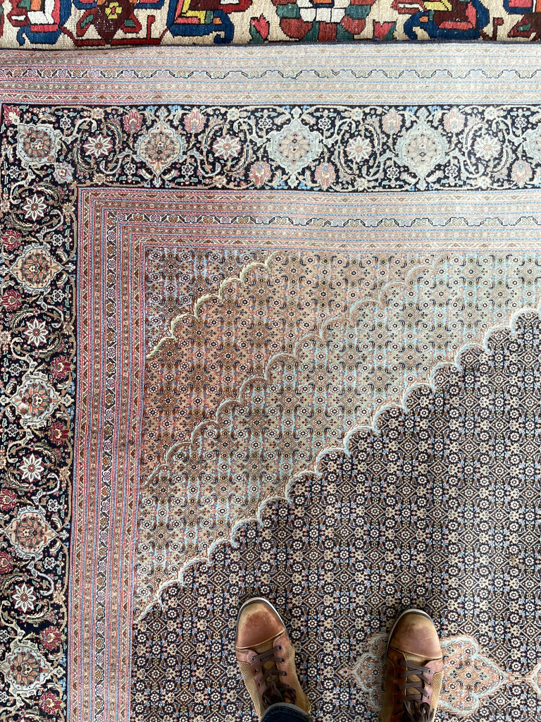 SOLD | MASTERPIECE Over 500K Knots!! True Persian GEM | Fine Lamb Wool w/ Silk Highlights from the Caspian Sea | 8.5 x 12