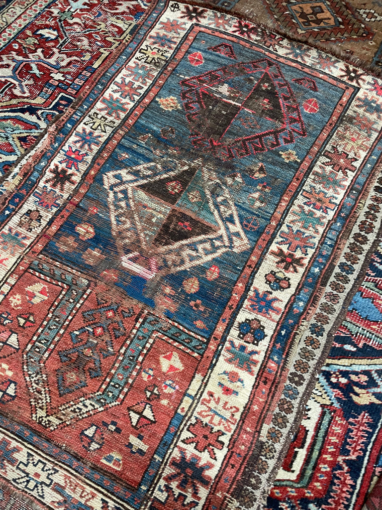 SOLD | Antique Turkish Prayer Rug with GORGEOUS Colors | 3.1 x 4.11