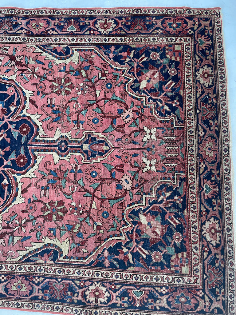 MINT CONDITION FERAHAN | Absolutely Divine Antique Persian Ferahan Sarouk | Twisting Vines | 4.4 x 7.1