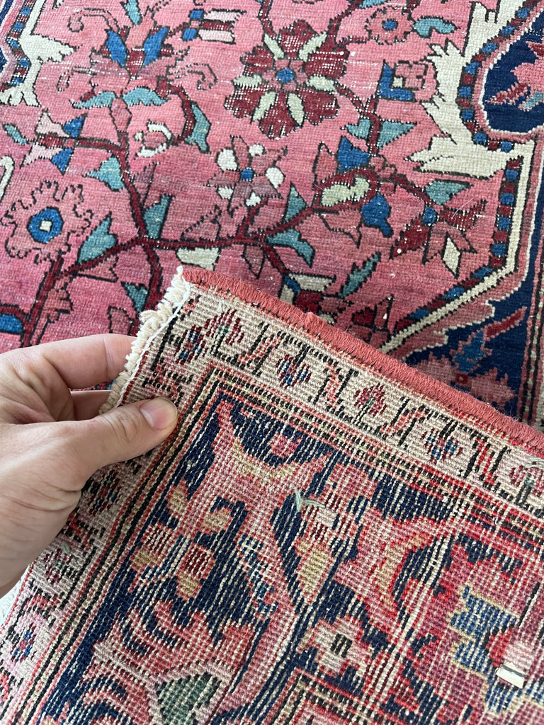 MINT CONDITION FERAHAN | Absolutely Divine Antique Persian Ferahan Sarouk | Twisting Vines | 4.4 x 7.1