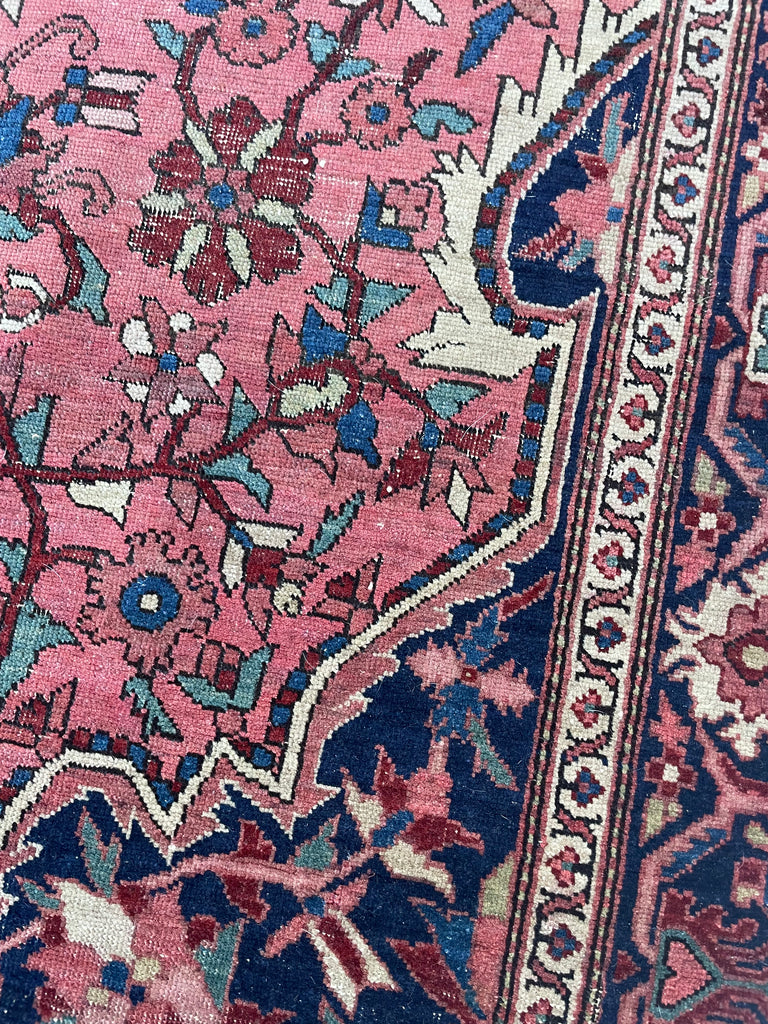 MINT CONDITION FERAHAN | Absolutely Divine Antique Persian Ferahan Sarouk | Twisting Vines | 4.4 x 7.1