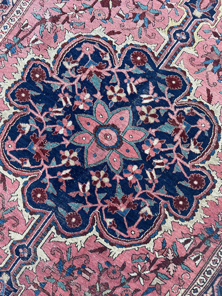 MINT CONDITION FERAHAN | Absolutely Divine Antique Persian Ferahan Sarouk | Twisting Vines | 4.4 x 7.1