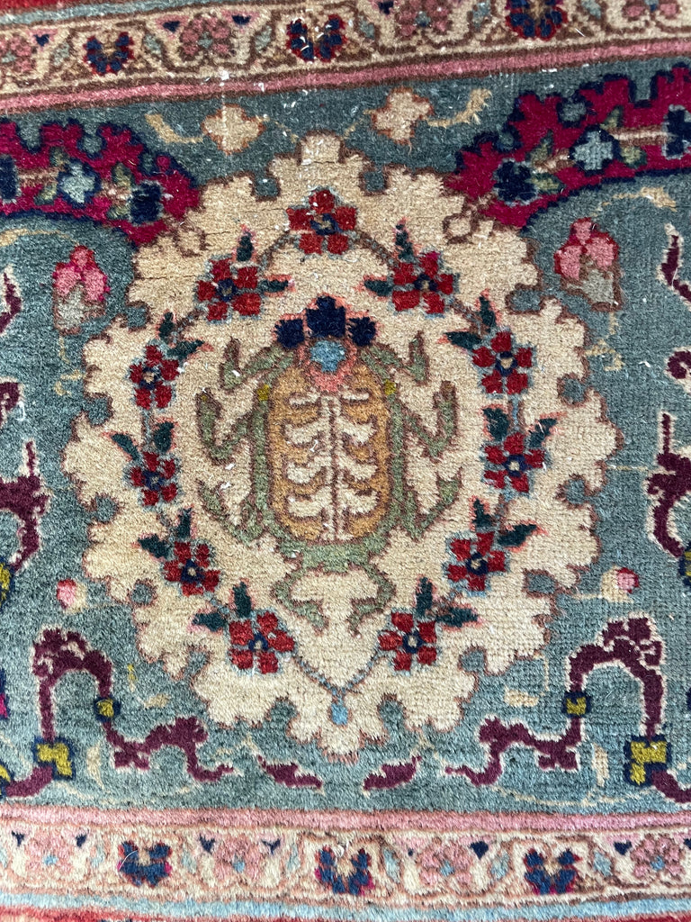 SOLD | COLLECTOR'S PIECE | IMPORTANT 16TH-17TH CENTURY SAFAVID DYNASTY ANIMAL Influenced Antique Persian Tabriz Carpet | UNREAL Pictorial Brilliance, C. 1920 | ~ 11 x 14