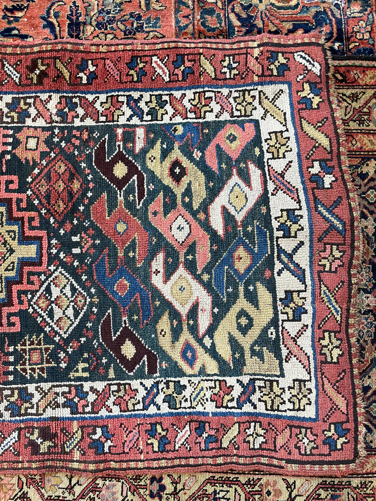 SOLD | UNIQUE & RARE Trans-Caucasian Antique Runner | DATED Soulful, Interesting & Complex Runner | 2.9 x 7.8
