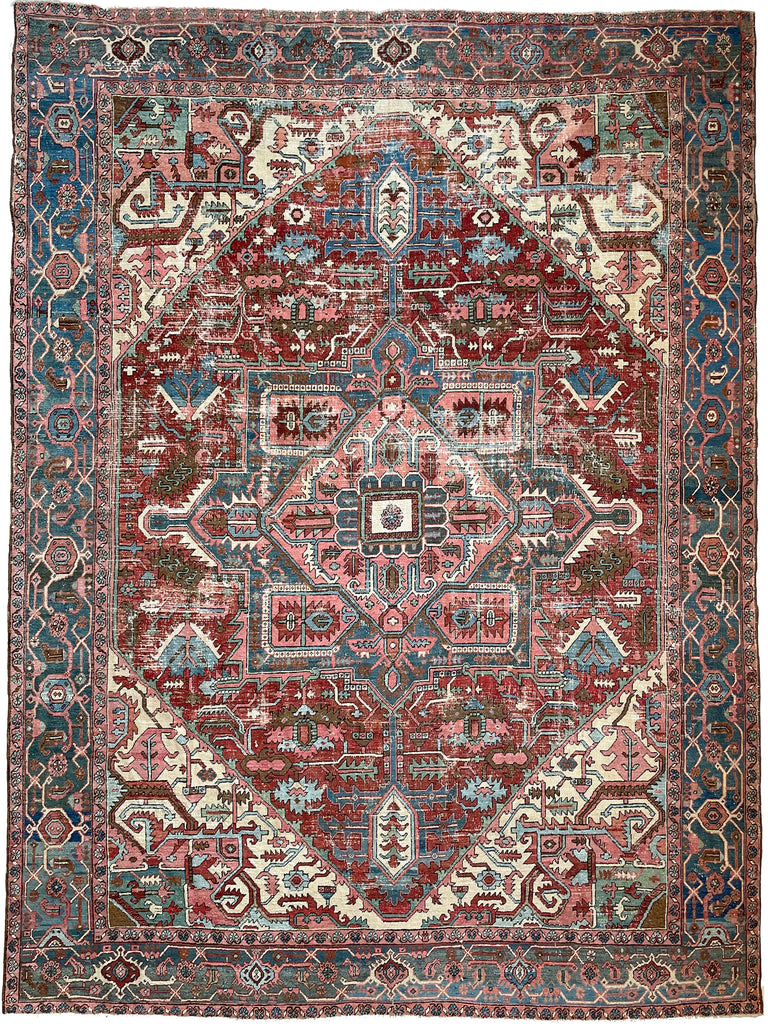 RESERVED FOR PHOTOSHOOT*** INCREDIBLE Antique Rug C. 1910's | Stunning Geometric Northwest GEM Antique Rug | 11 x 12