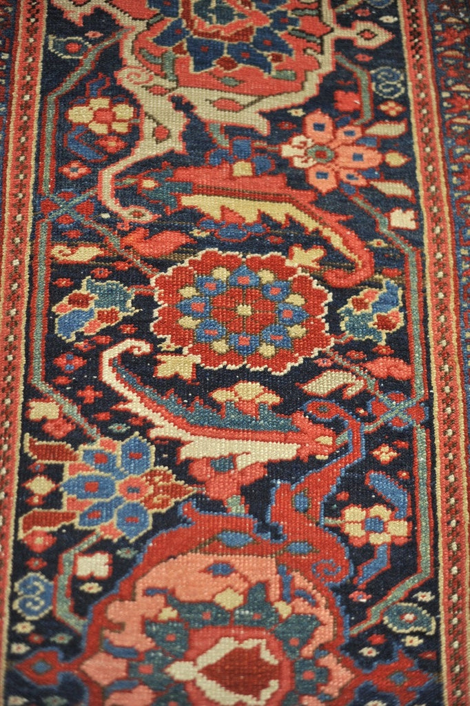 Collector's Piece | SENSATIONAL Tribal Masterpiece | Antique Persian Serapi Heriz Dream |  9.6 x 12.7