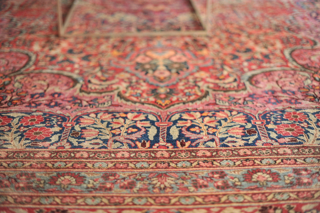 MAGNIFICENT Antique Khorassan Carpet | A Madonna-esk QUEEN | Rich & Pastel-like with Every Color & Detail | 10.8 x 14.3