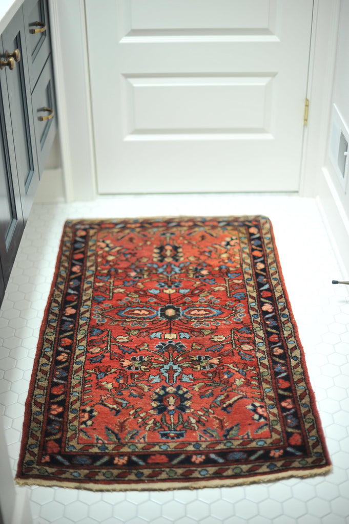 2.5 x 4.1 | Semi Antique Floral Boho Handmade Rug
