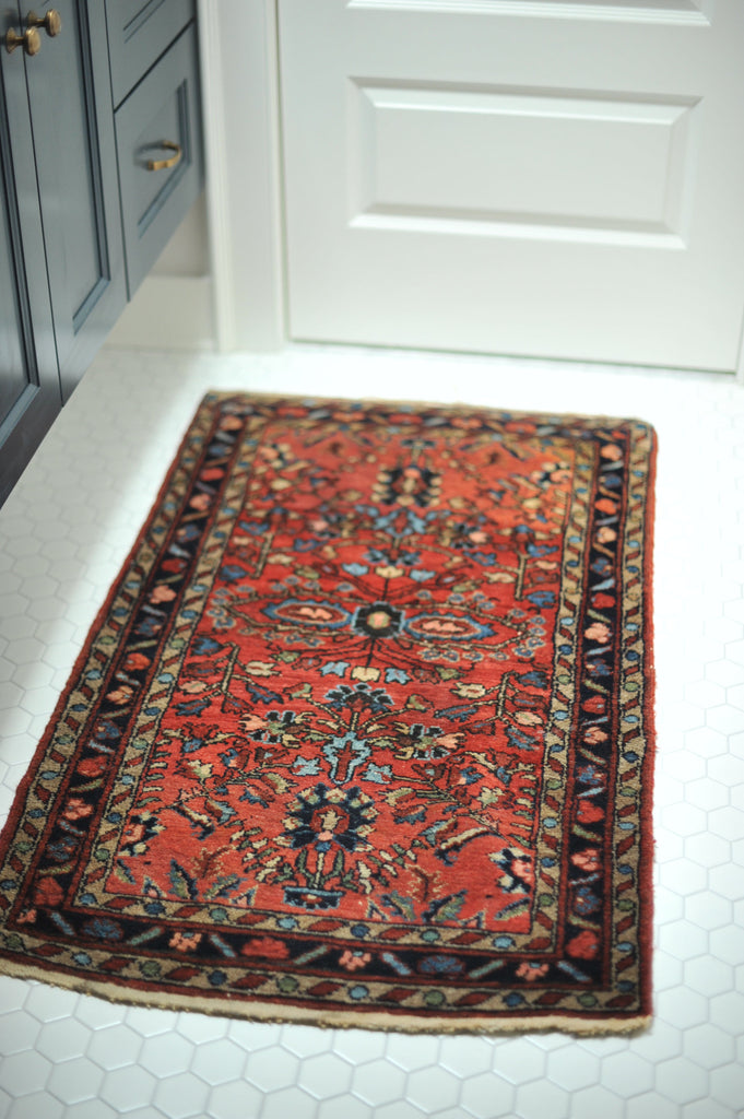 2.5 x 4.1 | Semi Antique Floral Boho Handmade Rug