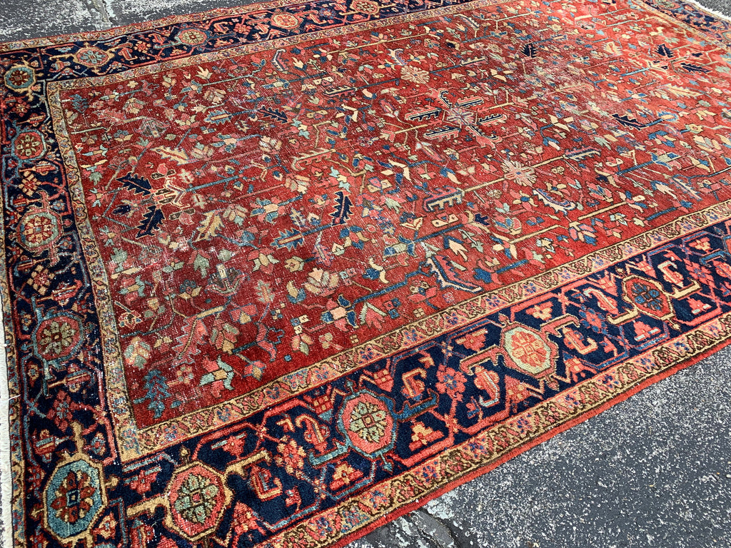 RESERVED FOR AUSTIN*** INCREDIBLE Antique Rug All-Over Luxurious Rich Antique Tribal Rug 1920-30's | 8.1 x 11.1 | Albert