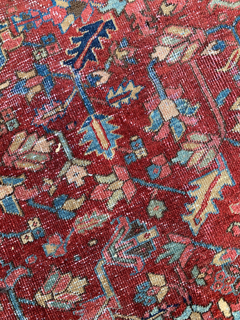 RESERVED FOR AUSTIN*** INCREDIBLE Antique Rug All-Over Luxurious Rich Antique Tribal Rug 1920-30's | 8.1 x 11.1 | Albert