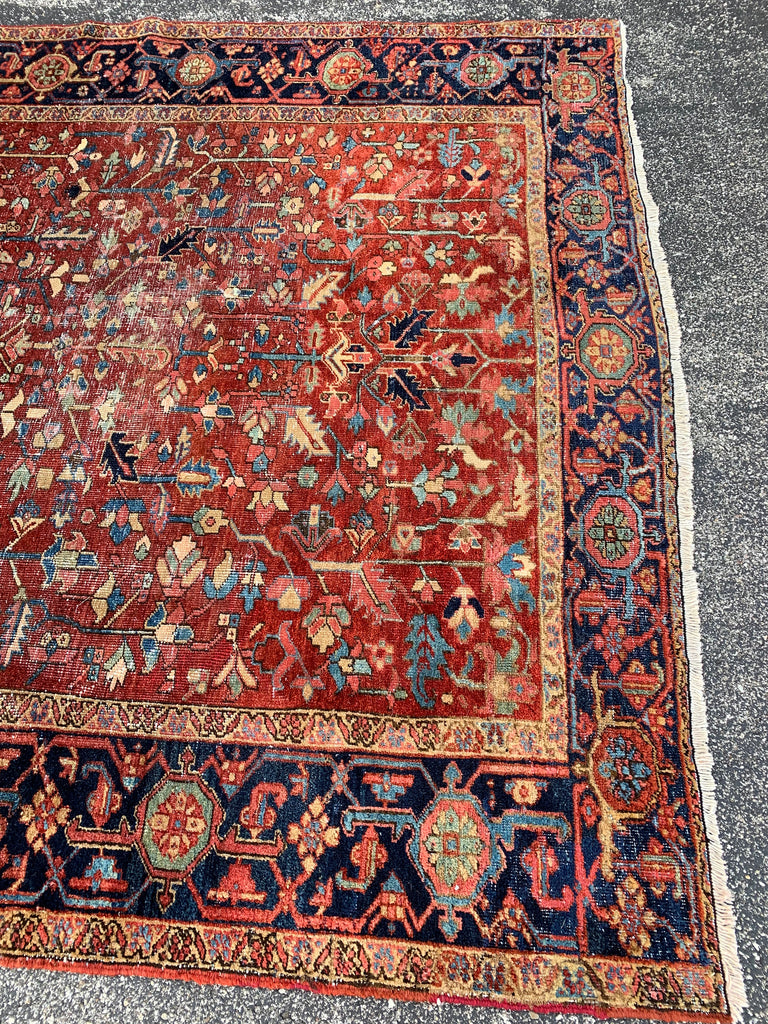 RESERVED FOR AUSTIN*** INCREDIBLE Antique Rug All-Over Luxurious Rich Antique Tribal Rug 1920-30's | 8.1 x 11.1 | Albert