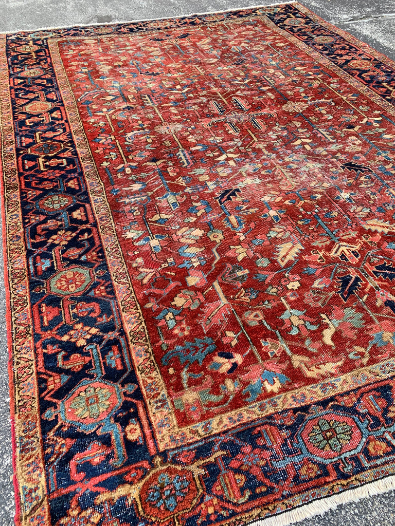 RESERVED FOR AUSTIN*** INCREDIBLE Antique Rug All-Over Luxurious Rich Antique Tribal Rug 1920-30's | 8.1 x 11.1 | Albert