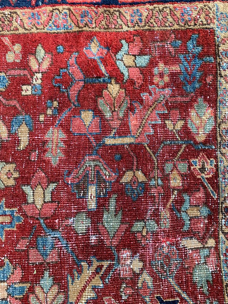 RESERVED FOR AUSTIN*** INCREDIBLE Antique Rug All-Over Luxurious Rich Antique Tribal Rug 1920-30's | 8.1 x 11.1 | Albert