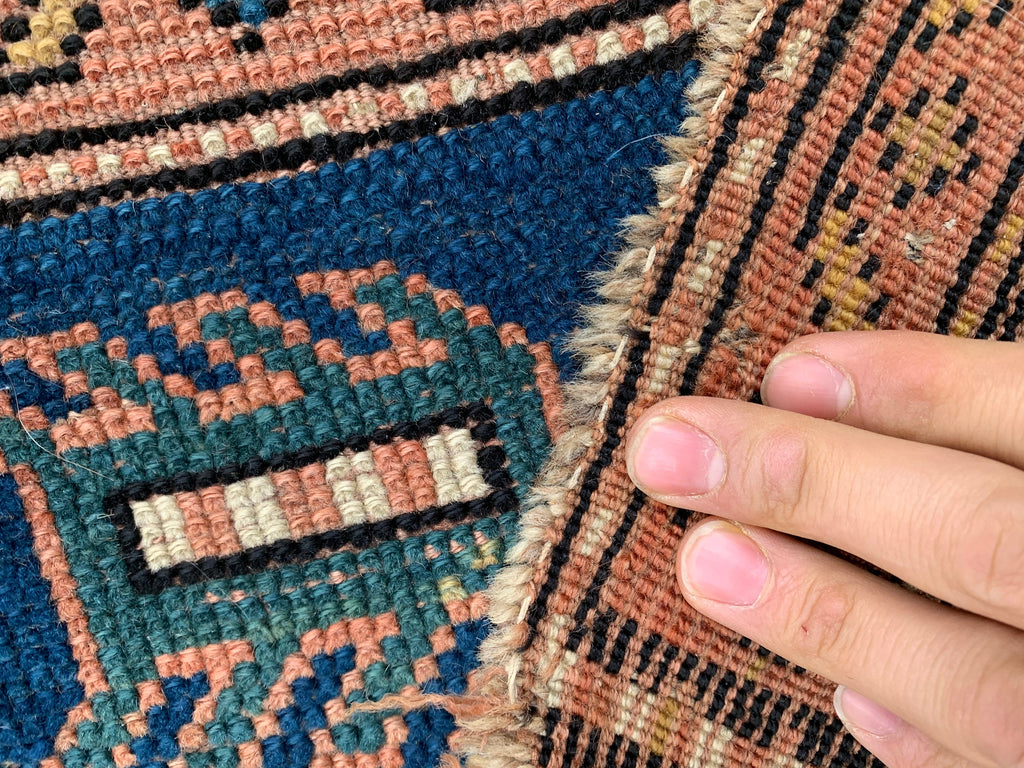 3.11 x 6.5 | Sensational High-End Antique Kazak rug | Santa Fe