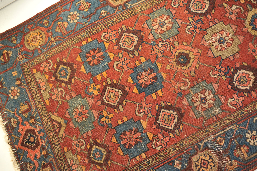 3.11 x 6 | Colorful and Cheerful Village Antique Rug | Charlie