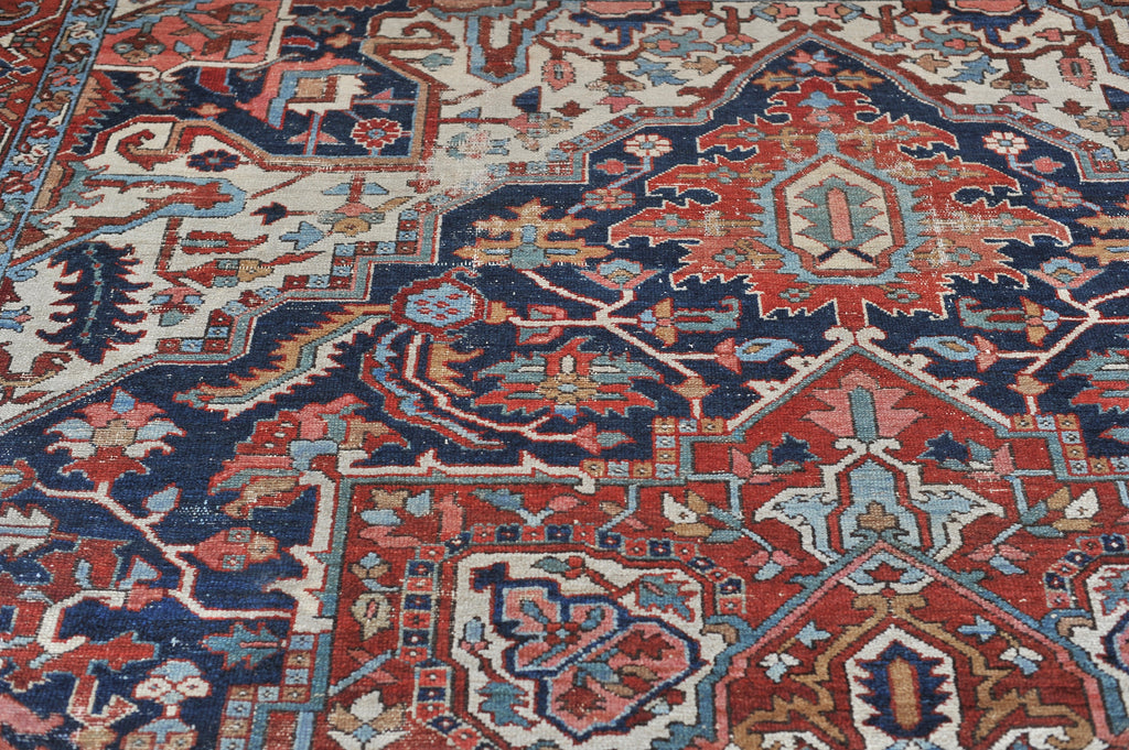 SOLD | 10x12  | Iconic and Powerful Geometric Antique Karaja Village Rug | Kavon