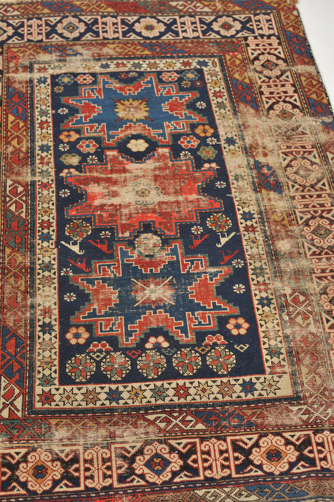 SOLD | ~ 3 x 5 | Incredible Antique Rug from the Caucasian Mountains | Drake
