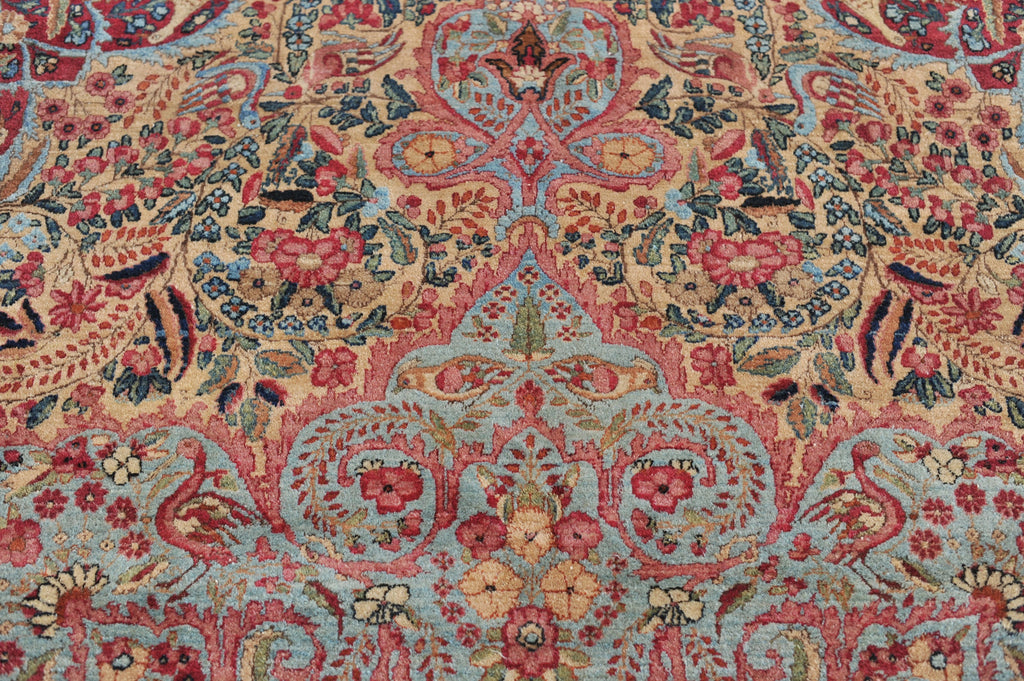 SOLD | RARE Antique Rug MASTERPIECE | 9.1 x 12.9 | Paradise & Hunting Scene