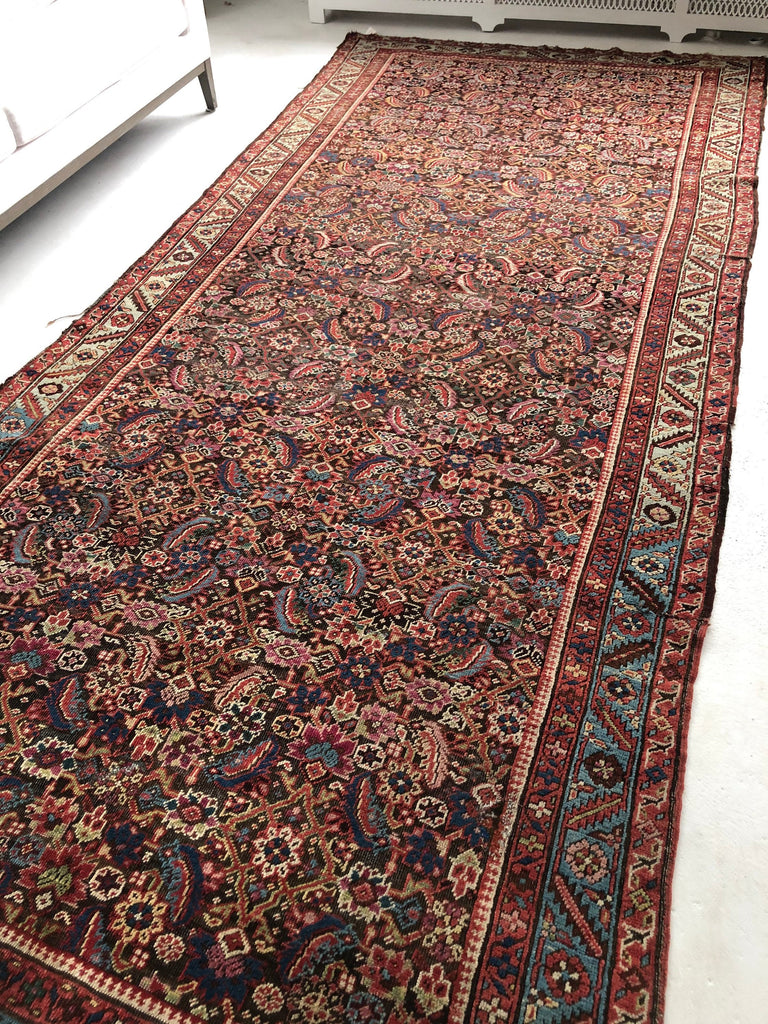 Antique Northwest Persian Bakshayesh | 5.9 x 13.10 | BEAUTIFUL European Sized Ancient Rug