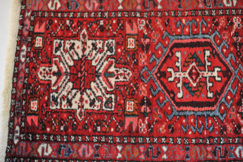 Vintage Narrow Runner | Super Colorful and Geometric Boho Vintage Rug|  2.2 x 6.3