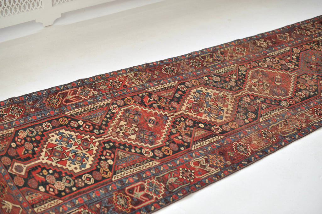 RESERVED FOR DEVIN OF LF INTERIORS*** Original Antique Rug | Sensational Nomadic Tribal Antique Runner | 2.10 x 9.7