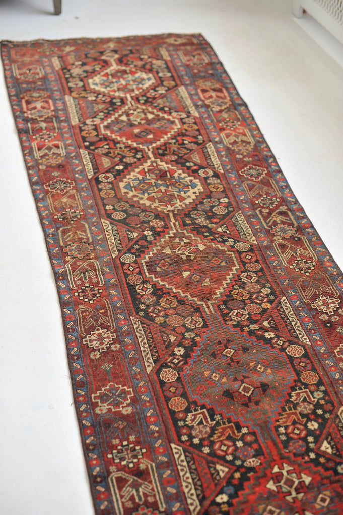 RESERVED FOR DEVIN OF LF INTERIORS*** Original Antique Rug | Sensational Nomadic Tribal Antique Runner | 2.10 x 9.7