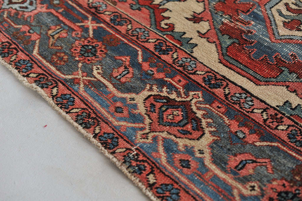 INCREDIBLE Antique Rug C. 1910's | Stunning Geometric Northwest GEM Antique Rug | 11 x 12