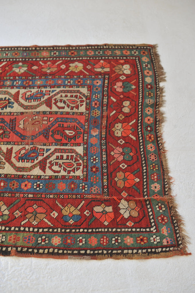 STUNNING Antique Runner | Ancient, Artistic, and Timeless Caucasian Runner | 3.9 x 10.9