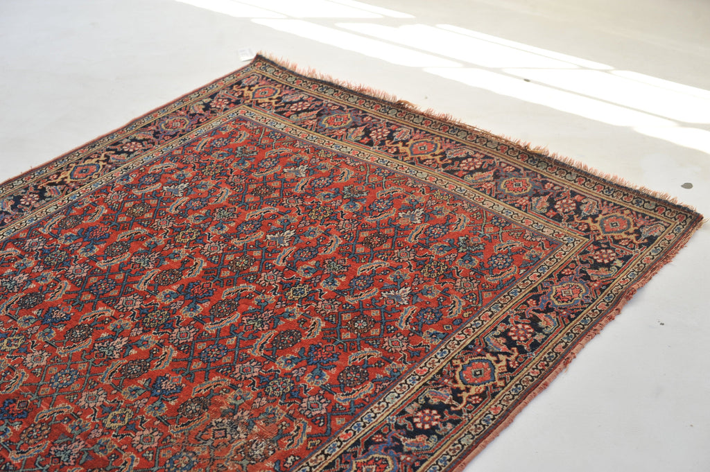 SOLD | SENSATIONAL Antique Rug | Rare Piece with lovely Size and Iconic Herati Pattern | ~ 5 x 7.8