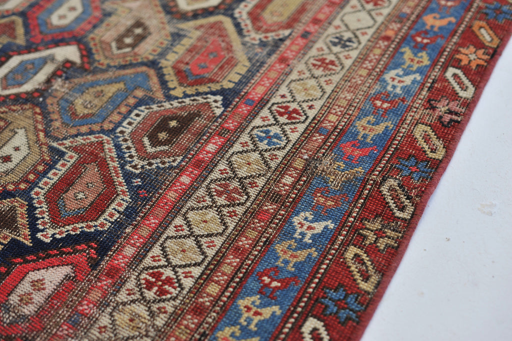 Gorgeous Antique Runner | Stylized All-Over Boteh Design Antique Rug | 3.9 x 9.10
