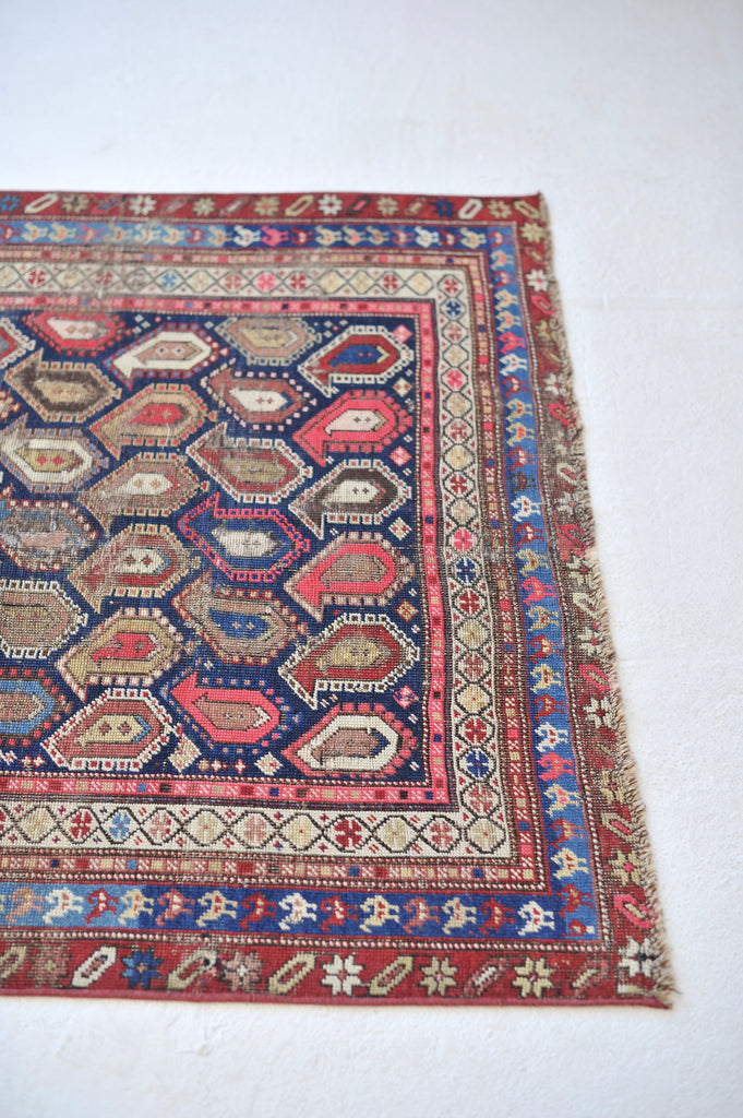 Gorgeous Antique Runner | Stylized All-Over Boteh Design Antique Rug | 3.9 x 9.10