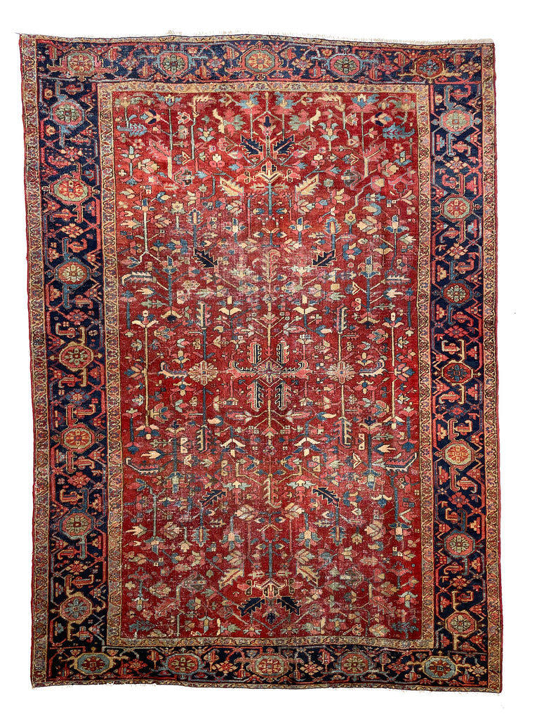 RESERVED FOR AUSTIN*** INCREDIBLE Antique Rug All-Over Luxurious Rich Antique Tribal Rug 1920-30's | 8.1 x 11.1 | Albert
