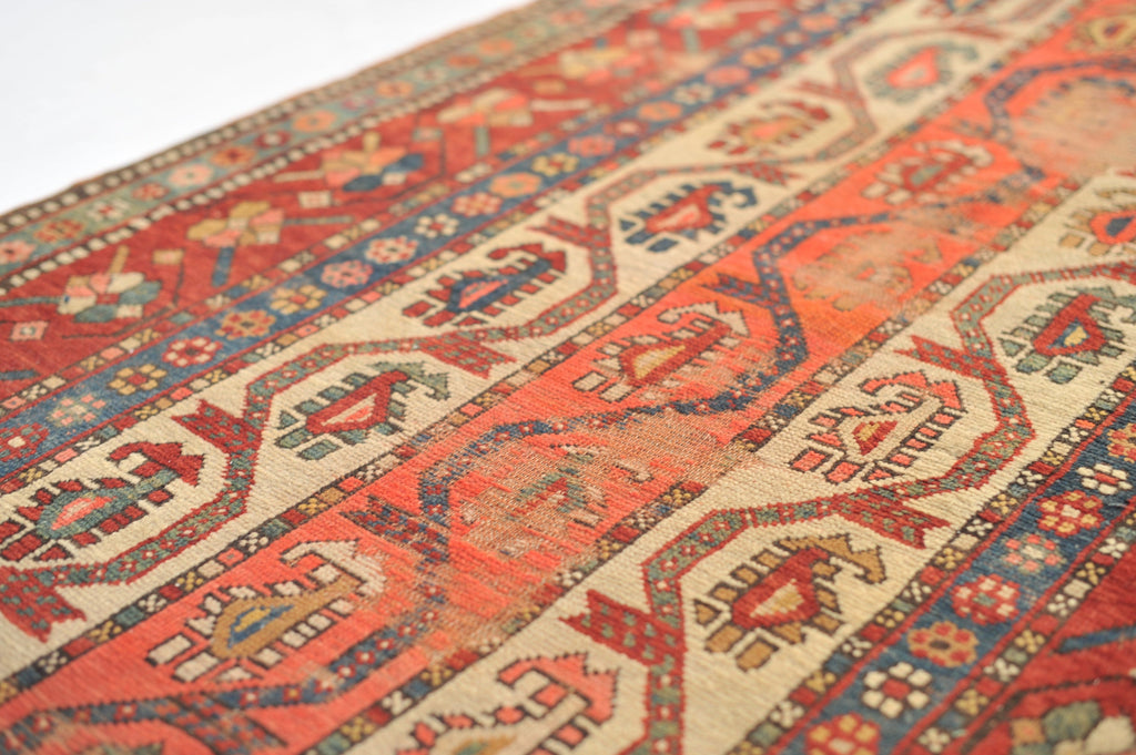 STUNNING Antique Runner | Ancient, Artistic, and Timeless Caucasian Runner | 3.9 x 10.9