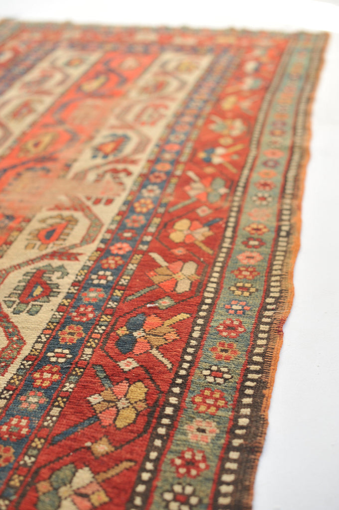 STUNNING Antique Runner | Ancient, Artistic, and Timeless Caucasian Runner | 3.9 x 10.9