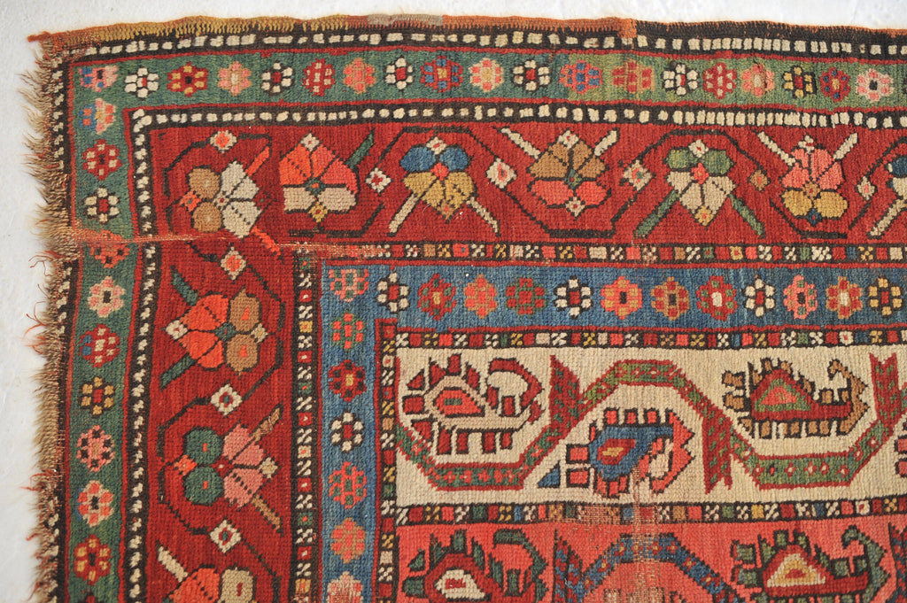 STUNNING Antique Runner | Ancient, Artistic, and Timeless Caucasian Runner | 3.9 x 10.9