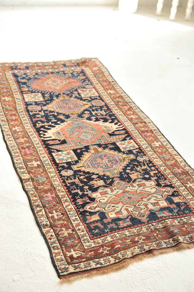 STUNNING Antique Runner | One of One Gorgeous Mystical Tribal Antique Runner | 3.3 x 7.2