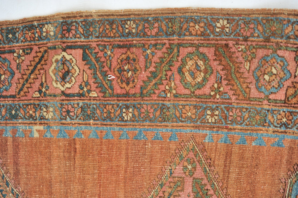RESERVED FOR NICK*** High-End Antique Runner | GORGEOUS Clay, Rose, Salmon, Apricot Nomadic Tribal Antique Runner | ~ 3.4 x 13.10